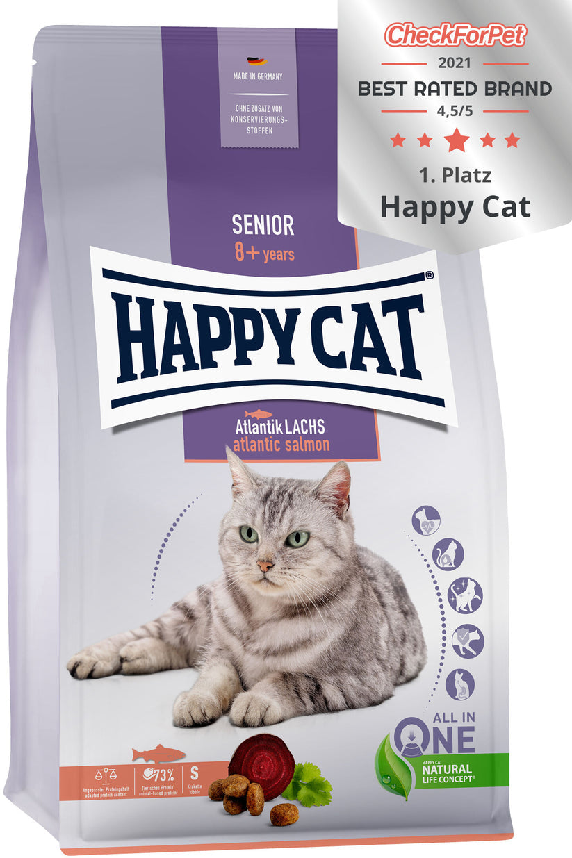 Happy Cat Senior Atlantic Salmon 1.3kg