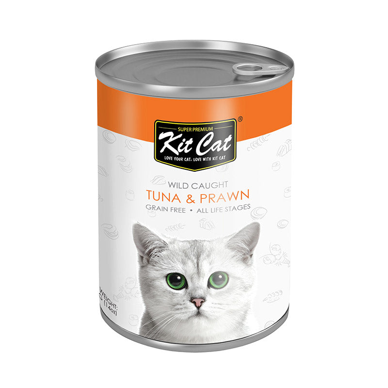 Kit Cat Wild Caught Tuna & Prawn 400g