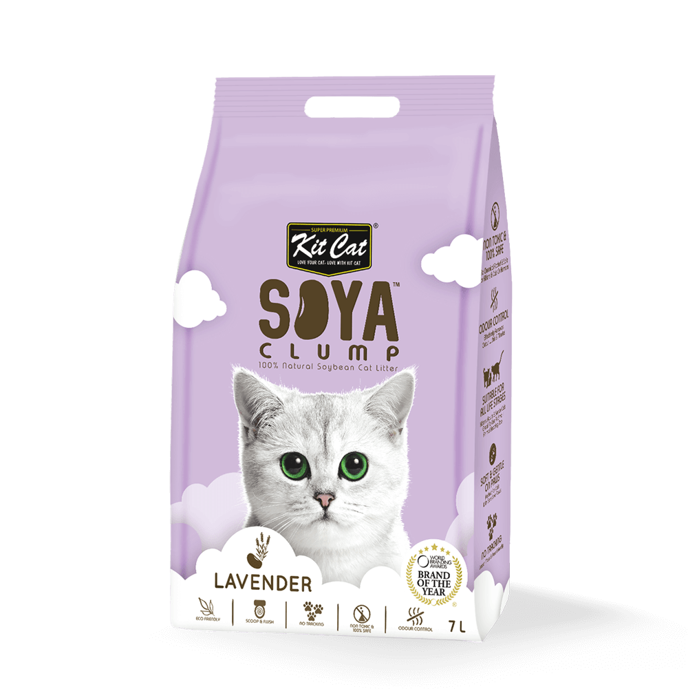 Kit Cat Soya Clump Soyabean Litter Lavander 7L
