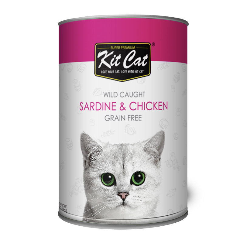 Kit Cat Wild Caught Sardine & Chicken 400g