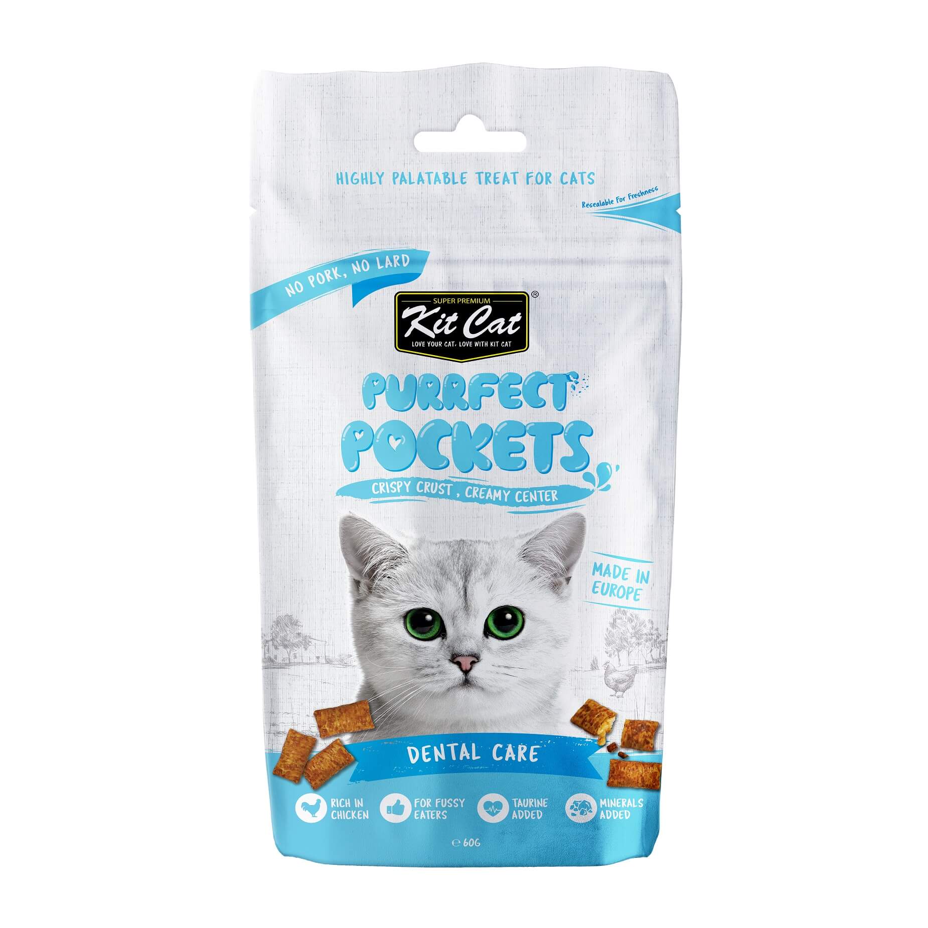 Kit Cat Purrfect Pockets - Dental Care 60g