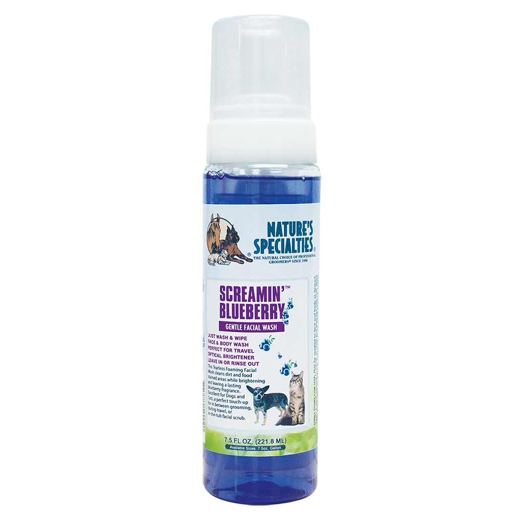 Natures Specialties Screamin' Blueberry® Waterless Foam Shampoo For Dogs & Cats Dogs & Cats 222ml / 7.5Oz