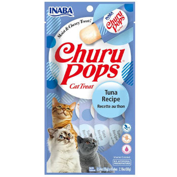 Inaba Churu Cat Pops Tuna Recipe, 15g x 4 Tubes