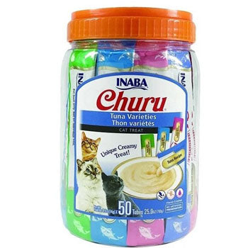 Inaba Churu Cat Tuna Varieties, 14g x 50 Tubes