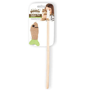 Pawise Nature First Cat Wand Fish