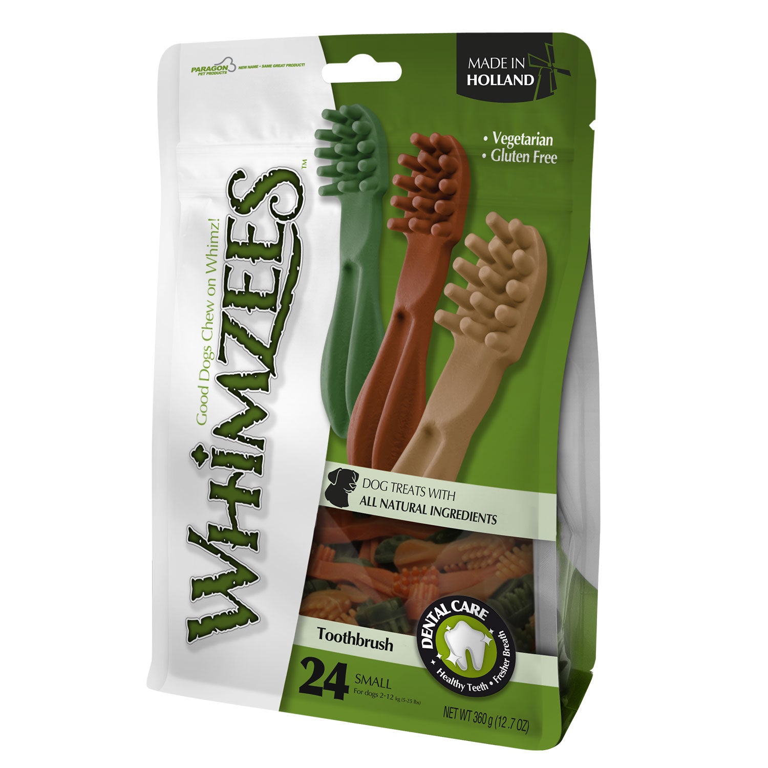Toothbrush Star S Mix brown/green/orange (24pc)