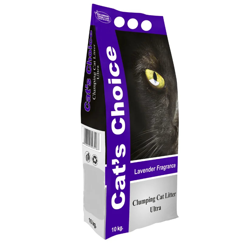 Cat’s Choice Bentonite Granules Clumping Cat Litter - Lavender 10kg