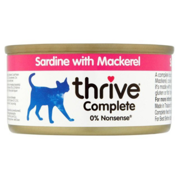 Thrive Complete Cat Sardine w/ Mackerel in Gravy 75g