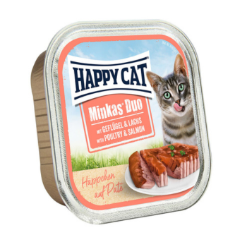 Happy Cat Minkas Duo Poultry & Salmon 100g