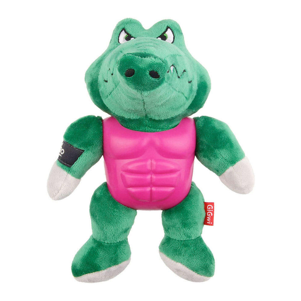Gigwi I'm Hero TPR Armor Alligator TPR / Plush with Squeaker