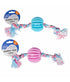 Duvo+ Puppy Toy TPR Treat Ball With Nylon Rope 30cm
