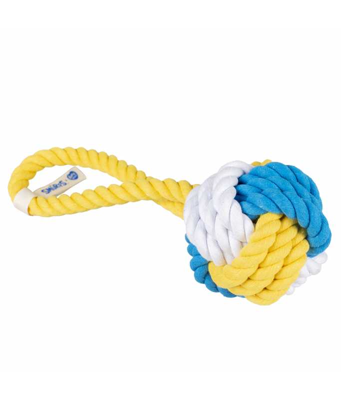 Duvo+ Smurfette Rope Ball With Loop 28cm