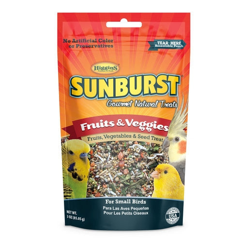Higgins Sunburst Treats Fruit & Vegies 3oz