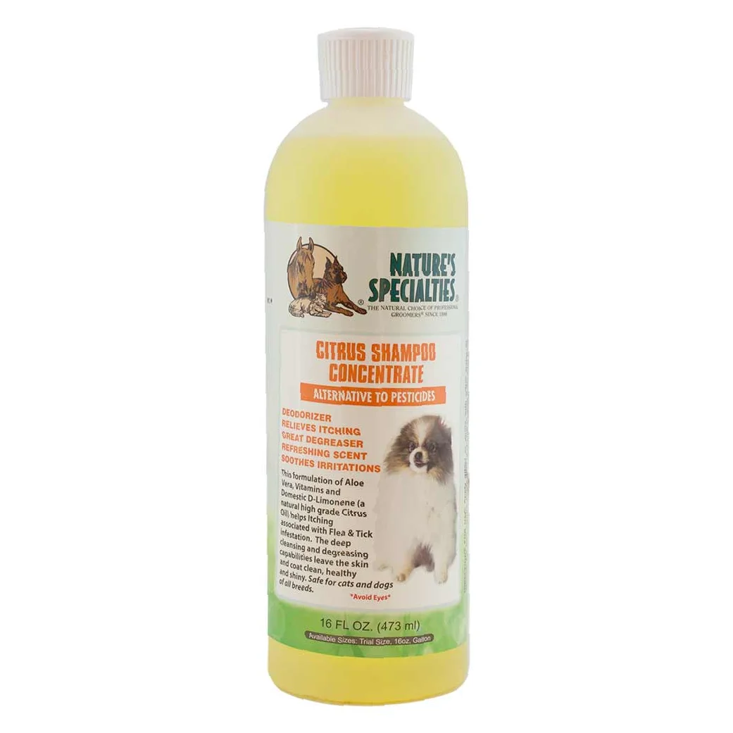 Natures Specialties Citrus Shampoo For Dogs And Cats - 473 ml / 16Oz (Flea & Tick )