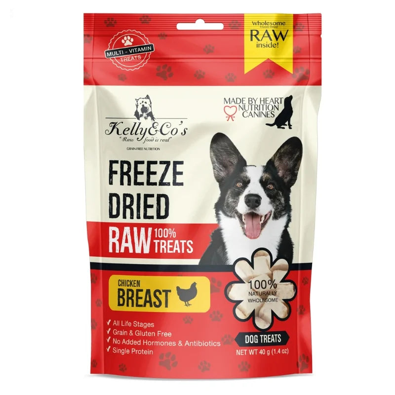 KELLY & CO'S Single Ingredient Freeze-dried Chicken Breast for Dog - 40g