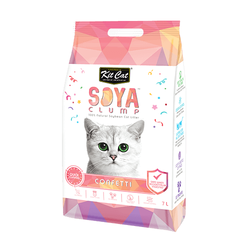 Kit Cat Soya Clump Soyabean Litter Confetti 7L