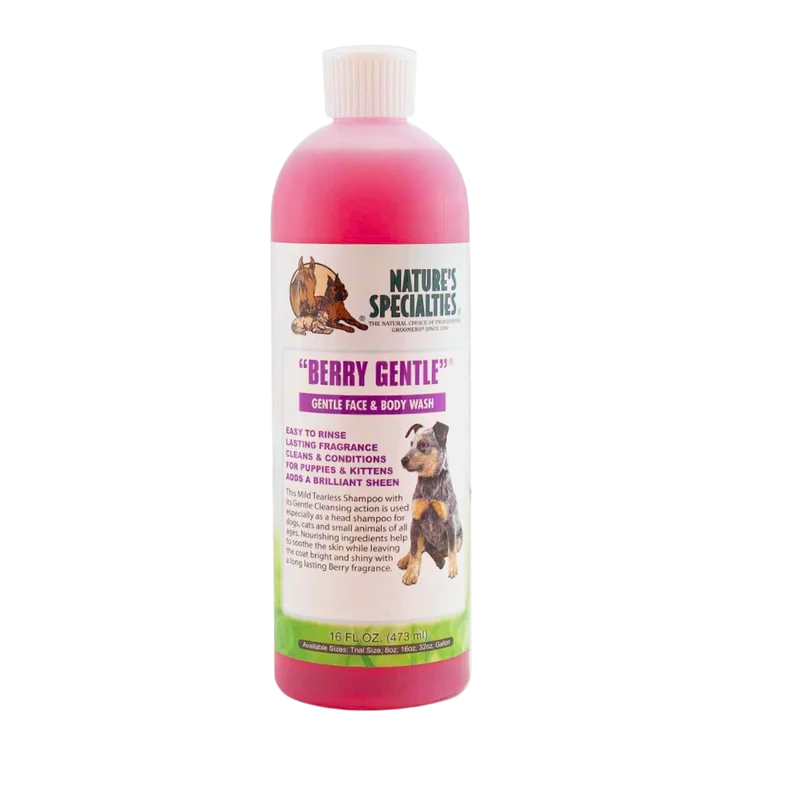 Natures Specialties Berry Gentle Shampoo For Dogs & Cats - 473ml / 16Oz