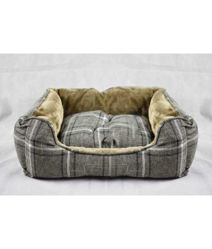 Pado Pet Cushion - Grey & Brown 55x45x18cm