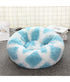 Pado Pet Fluffy Donut Cushion - Blue & White M