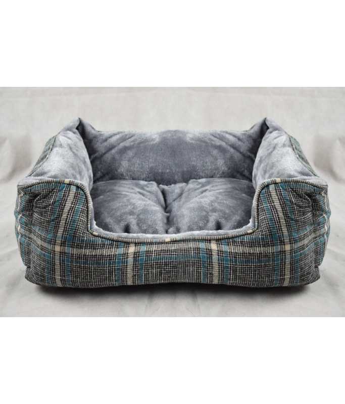Pado Pet Cushion - Grey & Blue 65x55x18cm