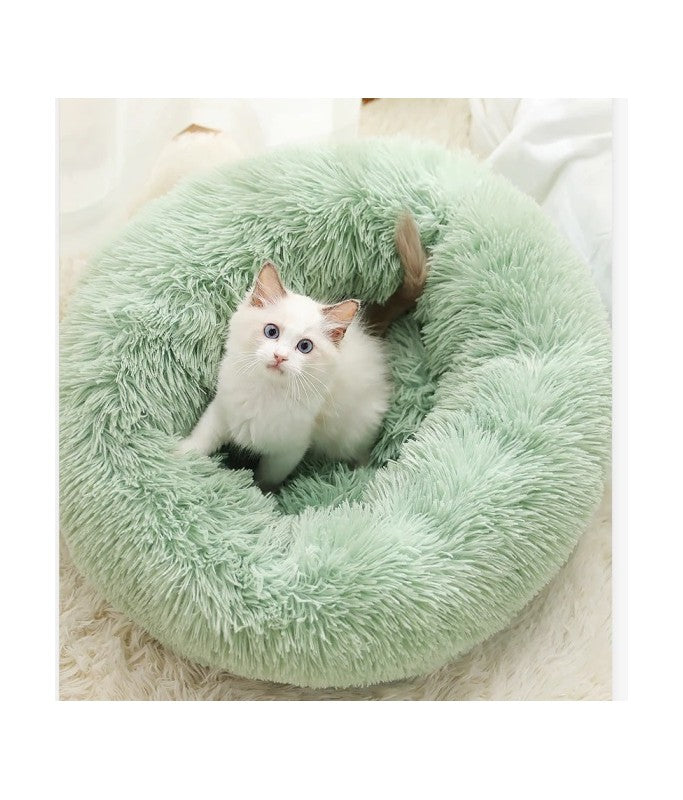 Pado Pet Fluffy Donut Cushion - Green M