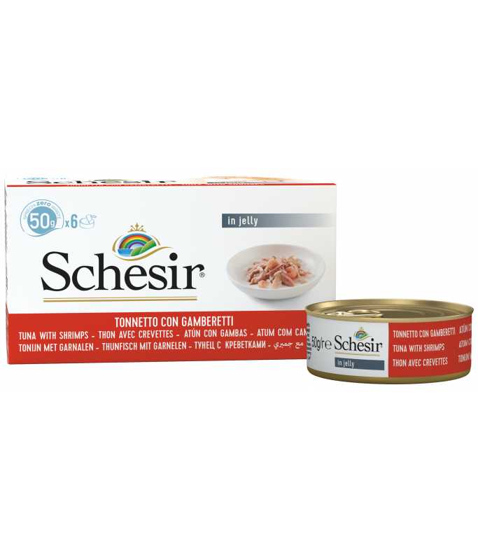 Schesir Cat Wet Food-Tuna With Shrimps