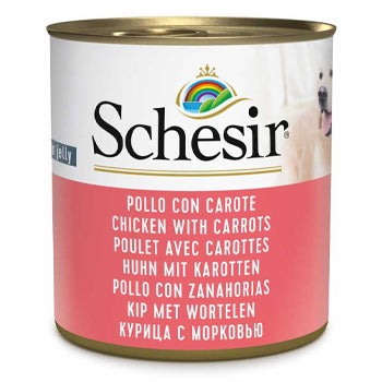 Schesir Dog Multipack Can - Chicken with Carrots 285g